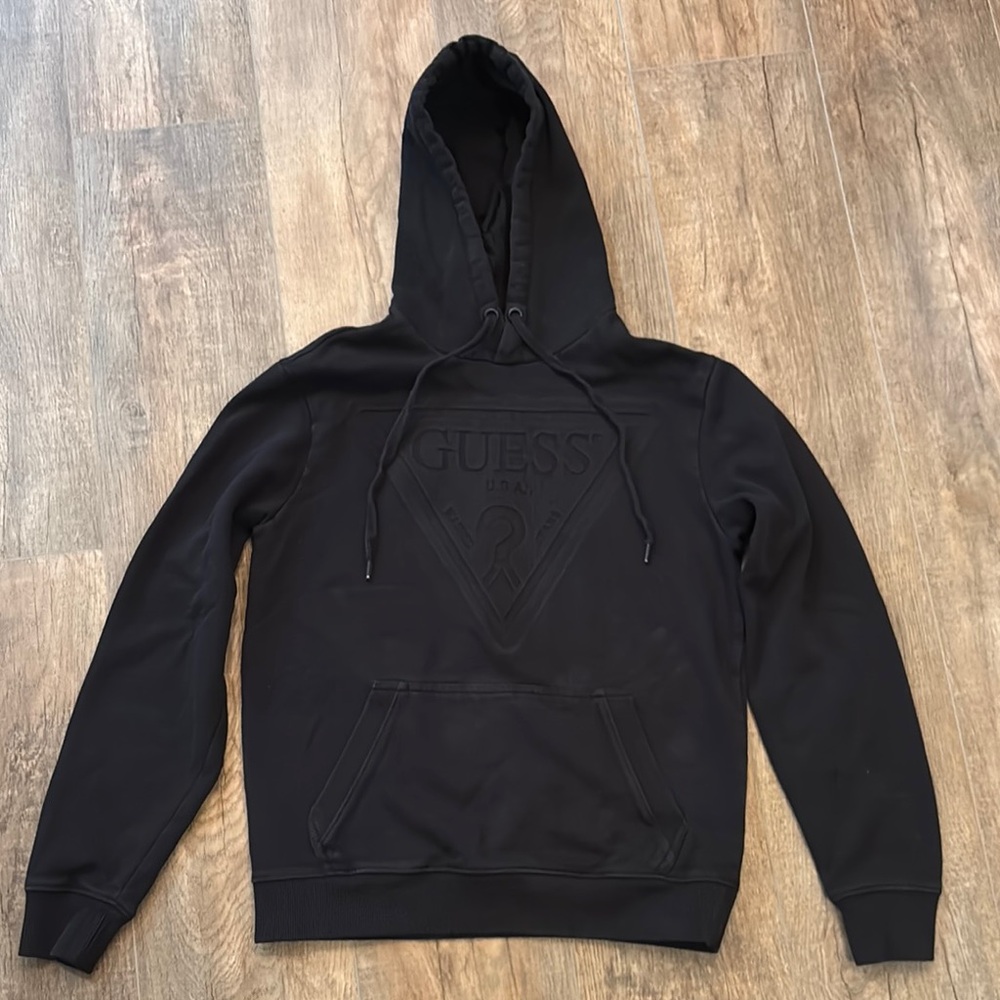 GUESS Women’s Men’s Black Hoodie Size XS